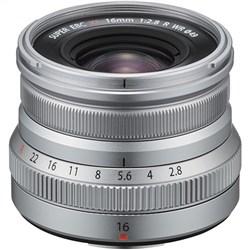 Fujifilm XF 16mm f/2.8 R WR Lens Silver Fujinon