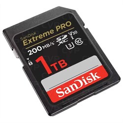 SanDisk Extreme Pro V30 1TB 200MB/s SDXC Memory Card SD UHS-I U3