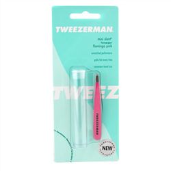 Tweezerman Mini Slant Tweezer - Flamingo Pink -