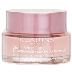 Clarins Multi-Active Jour( Niacinamide+Sea Holly Extract) Glow Boosting Line-Smoothing Day Cream Dry