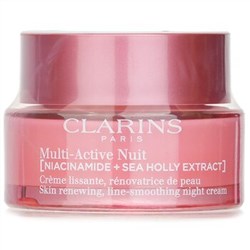 Clarins Multi-Active Nuit (Niacinamide + Sea Holly Extract) Skin Renewing Line-Smoothing Night Cream