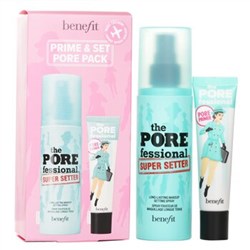 Benefit Prime & Set Pore Pack: The Porefessional Smoothing Face Primer + Super Setter Long Lasting M