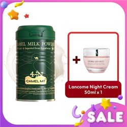 Lancome ?Camel Milk Powder Hydrating Repair Set?Rich Nutrition. Skin Soothing. Nighttime Repair. 2pc