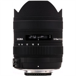 Sigma 8-16mm F4.5-5.6 DC HSM Ultra Wide Lens for Pentax 