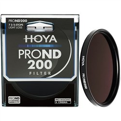 Hoya Pro ND200 72mm Filter 7 2/3 F Stop Light Reduction