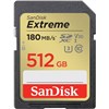 Sandisk Extreme 512GB SDXC Card 180MB/sec UHS-I 4K UHD V30 Class 10 U3  Memory Card 