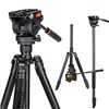 Tripod Monopod with Video Fluid Head For Camera Camcorder DSLR 8kg Payload 1.8m